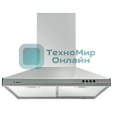 Вытяжка каминная Gefest ВО 10 К44 серебристый, 60 см, 300 куб. м/ч, 75 дБ