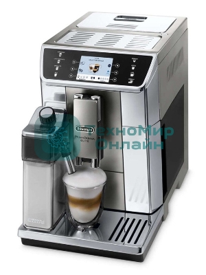 Кофемашина автоматическая DeLonghi ECAM650.55.MS серебристый, исп. кофе - зерновой/молотый, 2 л, 1450 Вт, 19 Бар.