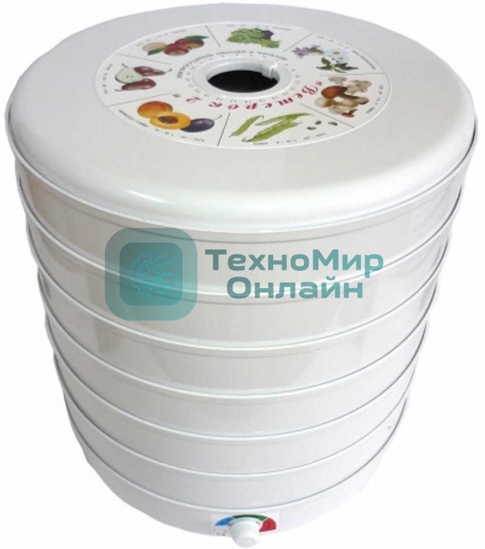 Сушилка для овощей и фруктов Ветерок-2 600Вт,6 поддонов,гофрокороб