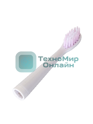 Сменные насадки к зубной электрической щетке Galaxy Line GL4990, белый, мягкая жесткость щетины, 2 сменных насадки-щетки, 2 защитных колпачка