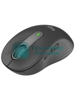Мышь беспроводная Logitech Signature M650 графитовый, 4000 dpi, радиоканал, Bluetooth, USB, кнопки - 5