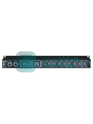 Автоматический ввод резерва ELEMY RACK ATS, 1U, 220В, 32А, OLED, Ethernet, in (2) IEC309, out (2) C19 (9) C13