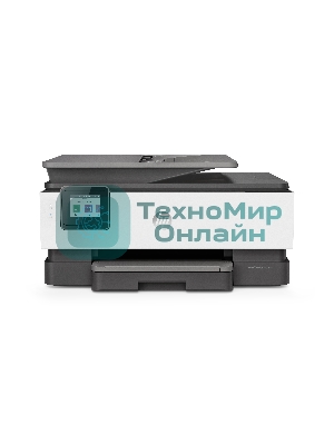 МФУ струйное HP OfficeJet 8023 (1KR64B), A4, цвтной, печ. до 20 стр/мин. (ч/б), до 10 стр/мин. (цвет), скан. до 8 стр/мин. (ч/б) 3.5 стр/мин. (цвет), 1200 x 1200 dpi, USB, RJ-45, Wi-Fi, Air Print