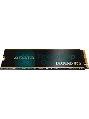 Накопитель SSD ADATA LEGEND 900, 512Gb, PCIe 4.0 x4, M.2 2280, NVMe, R/W 6200/2300, с радиатором