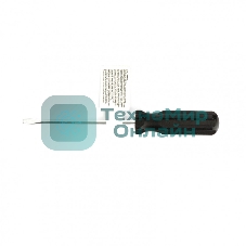 Отвертка Sparta SL3х75 мм, углеродистая сталь, черная пластиковая рукоятка