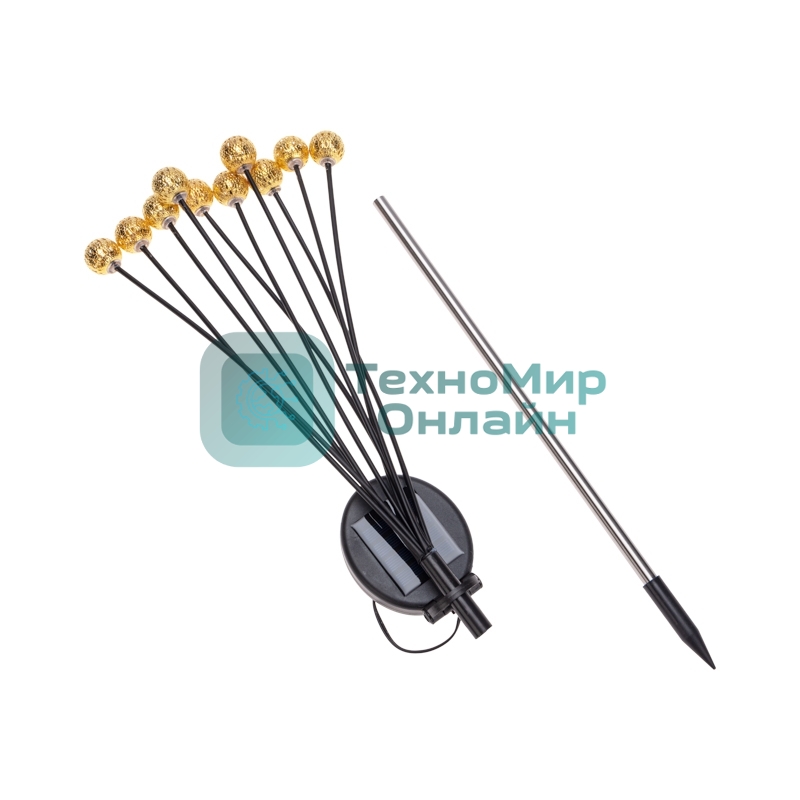 Светильник грунтовый Rexant Лалели, 3000К, встроенный аккумулятор, солнечная панель, коллекция Стамбул