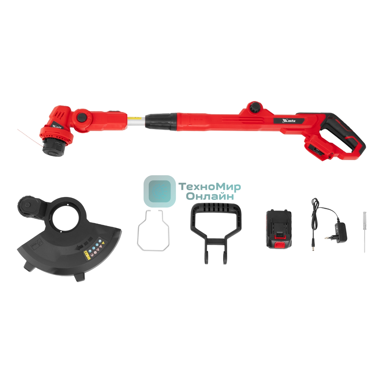 Триммер аккумуляторный MTX GM-300, 20 В, 2 Ач