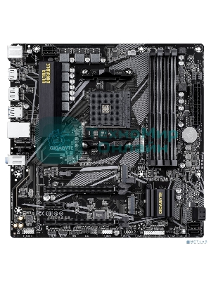 Материнская плата Gigabyte B550M DS3H R2, AM4, AMD B550, 4xDDR4, 4xSATA, 2xM.2, 1xPCIe 4.0 x16, 1xPCIe 3.0 x4, 1xPCIe 3.0 x1, 1xDP, 1xHDMI, 1x1Gb LAN, 4xUSB-A 5Gbps, 2xUSB-A 2.0, 3x3.5 мм, 7.1, mATX
