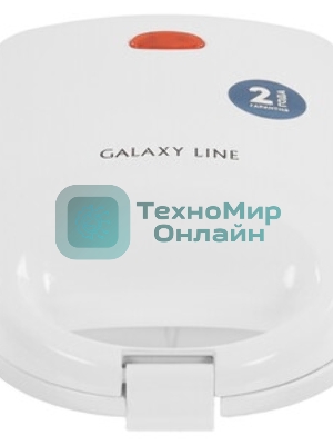 Вафельница Galaxy Line GL 2970, белый, с несъемными пластинами, 650 Вт