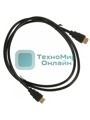 Кабель аудио-видео Buro HDMI (m)/HDMI (m) 1.5м. позолоченные контакты черный