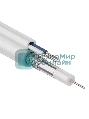 Кабель Rexant ККСВ-В+2х0,5 мм (бухта 100 м) белый