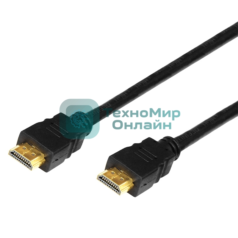 Кабель Rexant HDMI - HDMI 1.4, 20 м, Gold (PVC пакет)