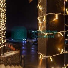 Гирлянда Neon-night Нить 10м, с эффектом мерцания, белый ПВХ, 230В, теплый белый