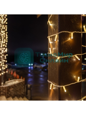 Гирлянда Neon-night Нить 10м, с эффектом мерцания, белый ПВХ, 230В, теплый белый
