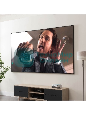 Экран Cinema S'OK Pro 16:9 107' настенно-потолочный, на раме, 236x133 см, рама черная 1 см, полотно серый HCG