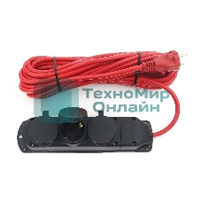 Удлинитель Power Cube PC-3G-3B-10(IP), 16А, 3 р с/з, 10 м, IP44