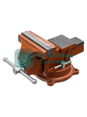 Тиски Sparta слесарные 125мм поворотные с наковальней