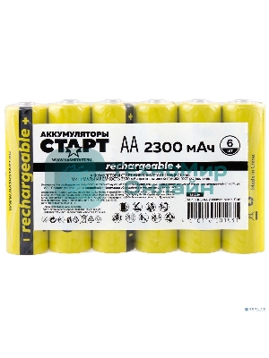 Батарейки СТАРТ HR6 AA 2300mAh NIMH-SH6 42/504 (6 шт)