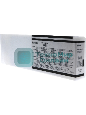 Картридж струйный Epson T5911 (C13T591100) фото черный (700 мл) для EPS для Stylus Pro 11880