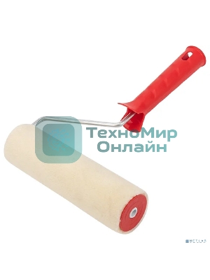 Валик Rexant велюр, ворс 5 мм, ширина ролика 180 мм, Ø 42 мм, бюгель 6 мм