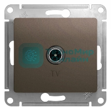 Systeme Electric Glossa TV Розетка проходная 4DB, механизм, бежевый