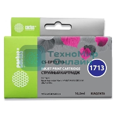 Картридж струйный Cactus CS-EPT1713 17XL пурпурный (10 мл) для Epson XP-33/103/203/207/303/306/403/406