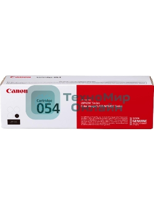 Картридж лазерный Canon 054 BK 3024C002 черный (1500 стр.) для Canon MF645Cx/MF643Cdw/MF641Cw/LBP623Cdw/621Cw