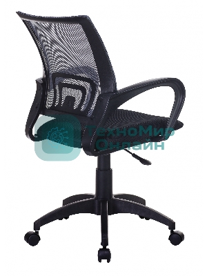 Кресло Бюрократ CH-695NLT темно-серый/черный, сетка/ткань, 120 кг, механизм качания
