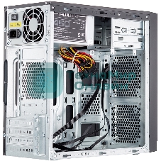 Компьютерный корпус Foxline FL-702, mATX, 1x5.25EXT, 1x3.5EXT, 2x3.5INT, 2xUSB 3.0, HDA, w/o FAN, w/450W ATX PSU, w/1.2m EU pwr cord
