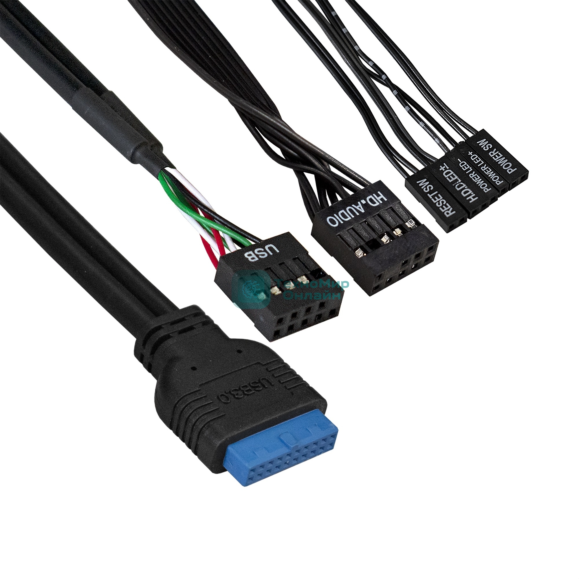 Компьютерный корпус Minitower ExeGate EX291148RUS BAA-105U2-01-AA500 (mATX, БП AA500 с вент. 8см, 2*USB+2*USB 3.0, аудио, черный)