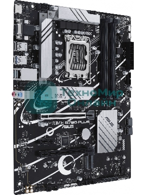 Материнская плата ASUS PRIME B760-PLUS, LGA 1700, Intel B760, 4xDDR5, 4xSATA, 3xM.2, 1xPCIe 4.0 x4, 1xPCIe 5.0 x16, 2xPCIe x1, 1xDP, 1xHDMI, 1xVGA, 2xUSB-A 3.2 Gen 2, 1xUSB-C 3.2 Gen 2x2, 1x 2.5Gb LAN, 3x3.5 мм, 7.1, ATX