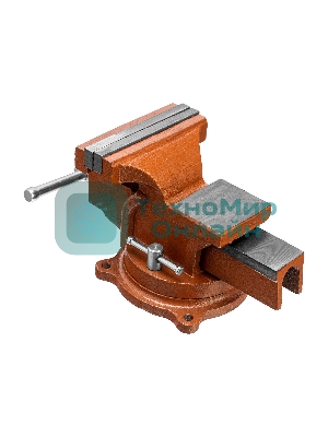 Тиски Sparta слесарные 125мм поворотные с наковальней