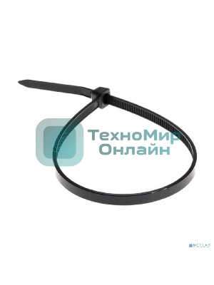 Хомут-стяжка кабельная нейлоновая Rexant 350 x4,8 мм, черная, упаковка 100 шт.