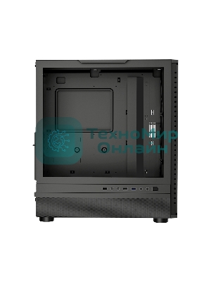 Корпус PCCooler ME200 MESH BK, Midi-Tower, чёрный, 3 x 120 мм