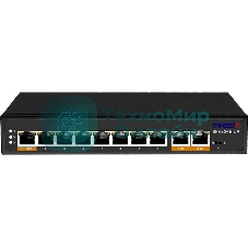 Коммутатор Trassir TR-NS1110-120-8POE неуправляемый