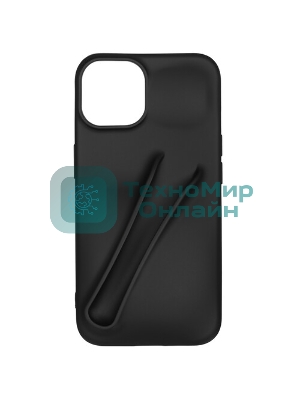 Чехол (клип-кейс) BoraSCO для Apple iPhone 14 черный (70822)