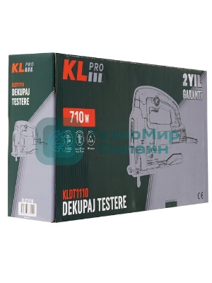 Лобзик электрический профессиональный KLPRO KLDT1110 (сеть, 710 Вт,0-3000 об/мин, направляющий лазер)
