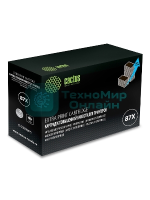 Картридж лазерный Cactus CS-CF287X-MPS черный (24000 стр.) для HP LJ M506dn/M506n/M506x