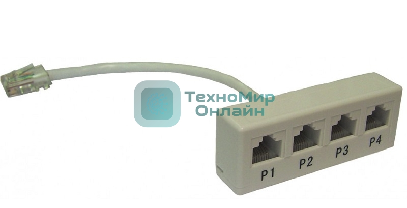 Y-адаптер, 4 параллельных порта