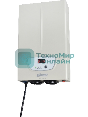 Стабилизатор POWERMAN AVS 2000S, ступенчатый регулятор, цифровые индикаторы уровней напряжения, 2000ВА