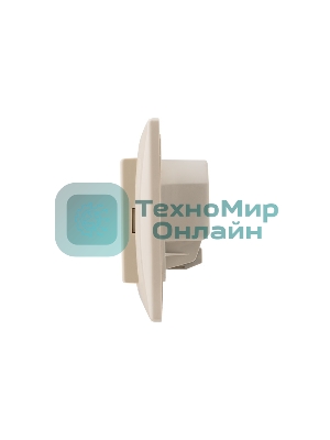 Терморегулятор сенсорный программируемый Rexant RX-421H, бежевый, совместим с Legrand серии Valena