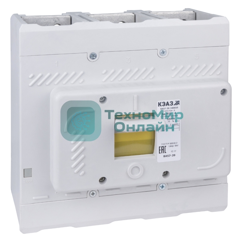 Выключатель автоматический ВА57-39-340010 250А 2500Im 690AC УХЛ3 КЭАЗ 109876