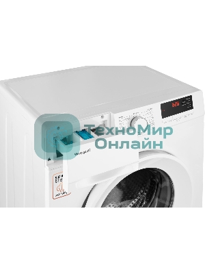 Стиральная машина Weissgauff WM 46106 Steam белый, загрузка фронтальная 6 кг, 1000 об/мин, класс: А+