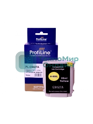 Картридж струйный ProfiLine PL-C9427A (№85) для принтеров HP DesignJet 30/90/130 с чернилами Yellow