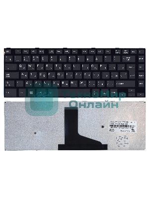 Клавиатура для ноутбука Toshiba Satellite C40 черная