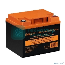 Аккумуляторная батарея ExeGate HR 12-40 (12V 40Ah, под болт М6)