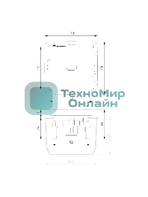 Розетка HDMI (слоновая кость)