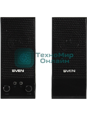 Акустическая система SVEN SPS-604 2.0 черный 4Вт