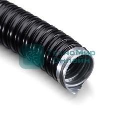 Металлорукав Rexant в ПВХ изоляции МРПИнг-50 (бухта 20 м/уп.) черный