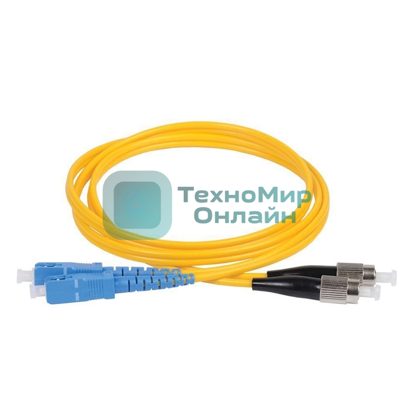 Патч-корд оптический Rexant (SM), 9/125 (OS2), SC/UPC-FC/UPC, (Duplex), 3 мм, LSZH, 10 м